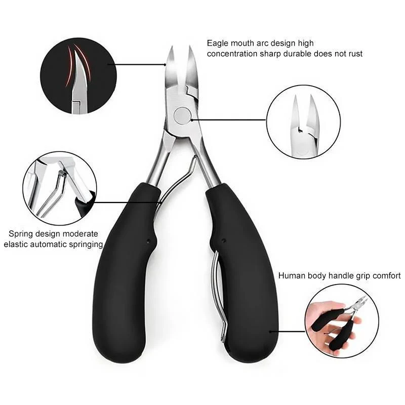 304 stainless steel nail clipper set，Prevention of paronychia, fungal infection - Image 4