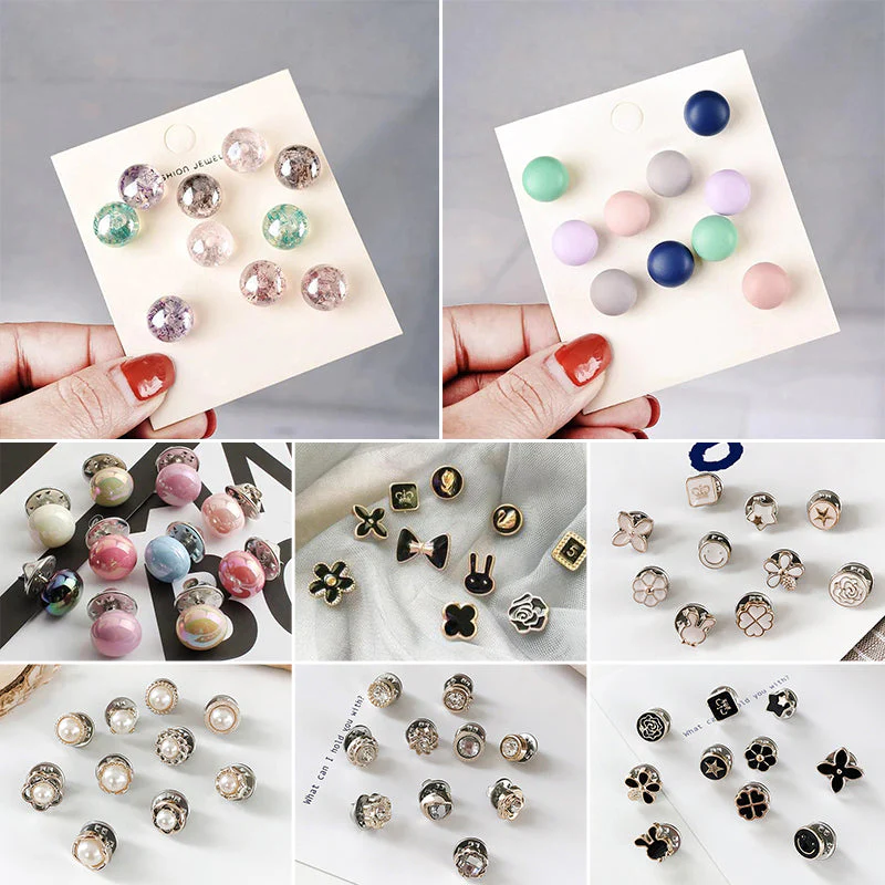 Anti-Exposure Fixed Brooches (10 PCs/Set) - Image 10