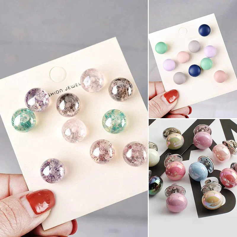 Anti-Exposure Fixed Brooches (10 PCs/Set) - Image 14