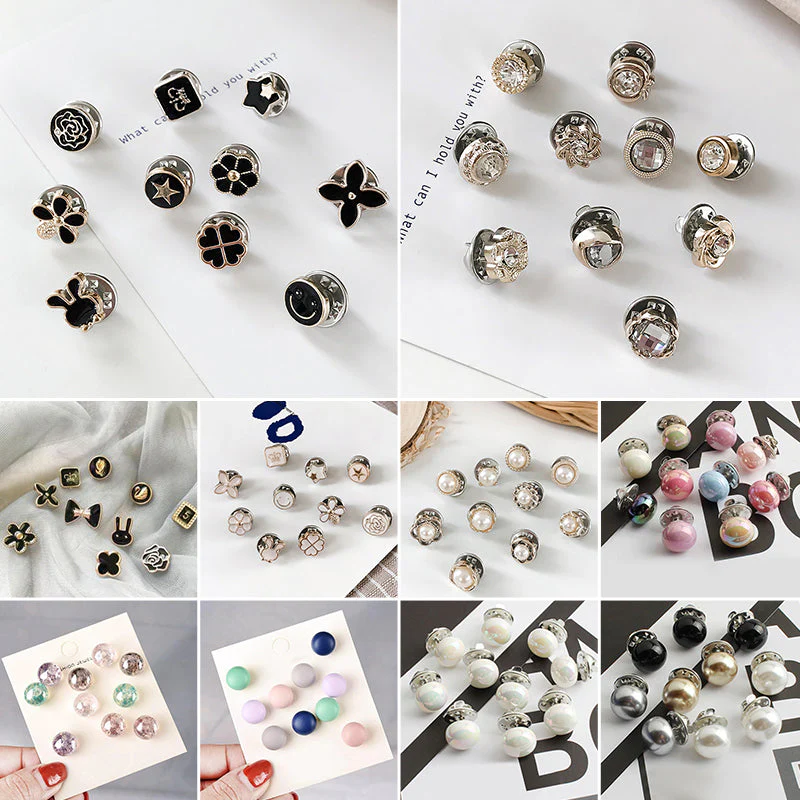 Anti-Exposure Fixed Brooches (10 PCs/Set) - Image 19