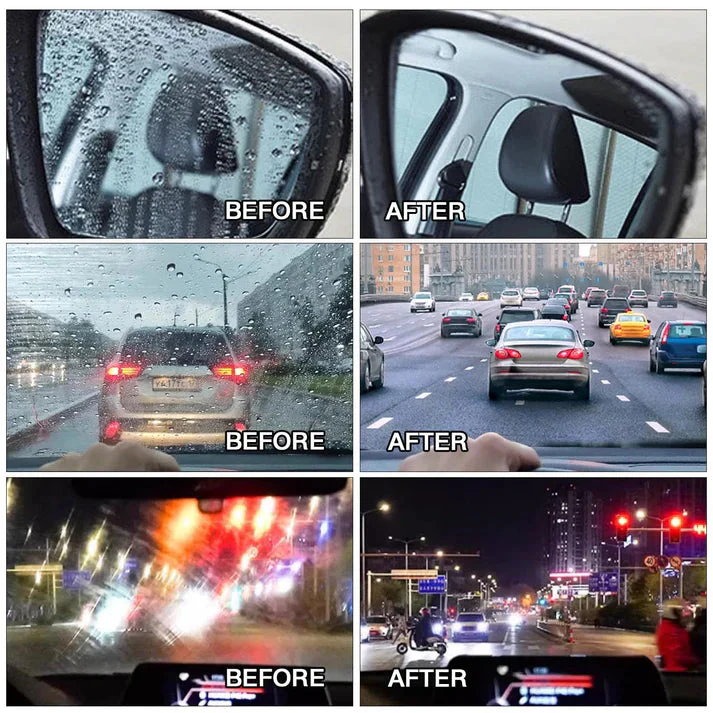 ⚠️Do not let the blurred vision on rainy days endanger your life ⚠️  Automotive Oil Film Cleaning Brush - Image 3