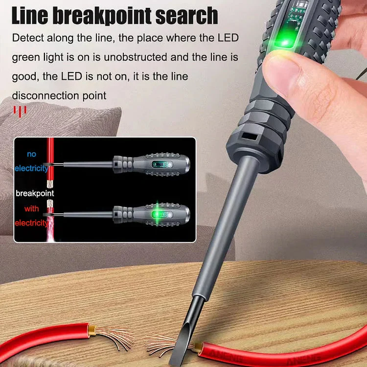 2-in-1  High Torque Strong Magnetic Screwdriver Electricity Detector - Image 10