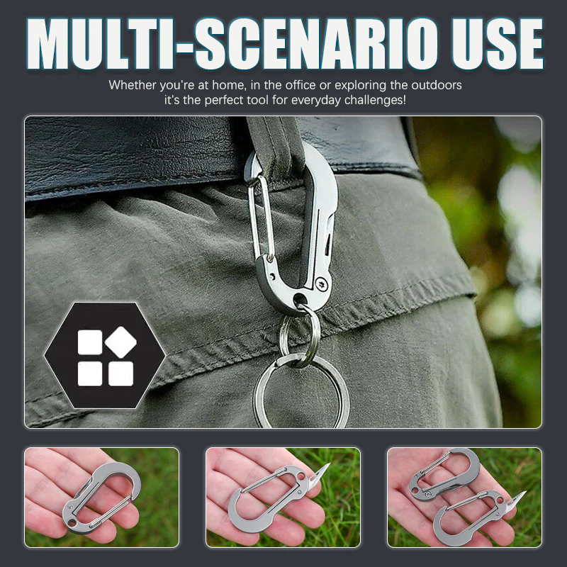 (🔥Early Christmas Sale - 49% OFF) Multifunctional Titanium Alloy Keychain - Image 4